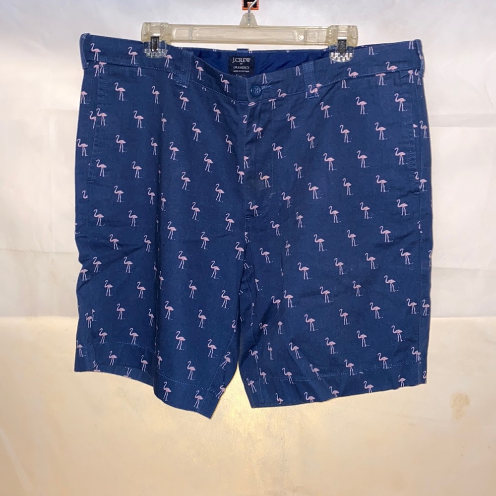 J. Crew Gramercy flamingo shorts size 38